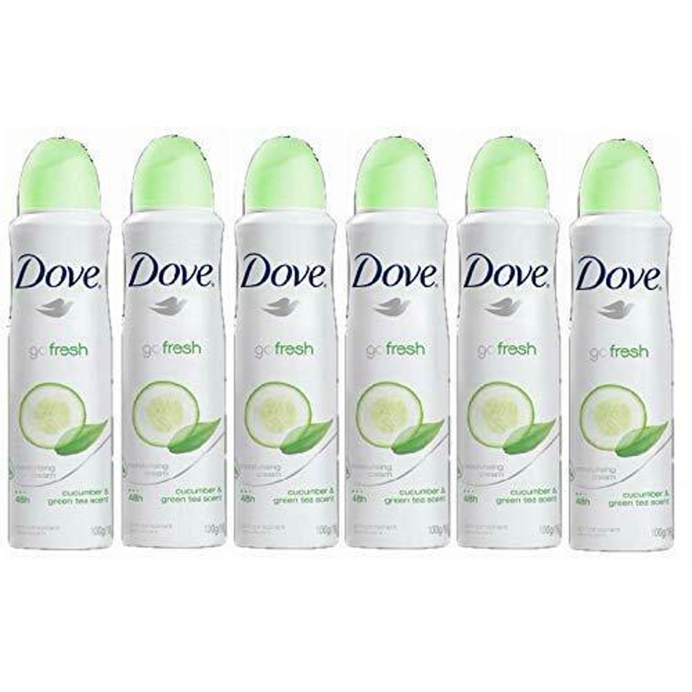 Dove Cucumber & Green tea AntiPerspirant Body Spray Deodorant 48