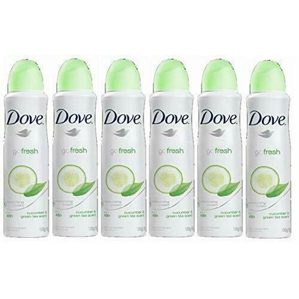 Dove Cucumber & Green tea AntiPerspirant Body Spray Deodorant 48
