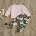 thumbnail image 2 of EIMELI Bébé Garçons 2PCS Pantalon Ensembles Manches Longues Col Rond Sweat-Shirt Tops Ensembles de Pantalons de Couleur Unie, 2 of 7