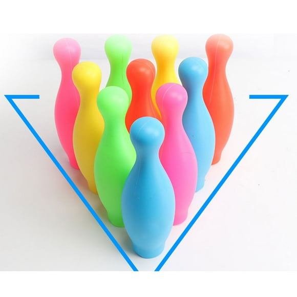 unbranded 1 Ensemble de Jouets de Jeu de Quilles pour Enfants Éducatifs Ronds Cylindriques Couleurs Assorties Intérieur.4x2.9x2.9in