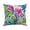 02_Watercolor B, variant on Throw Pillow Cover 18x18 Inch Waterproof Summer Flower Bohemian Print Soft Colorful for Car Office Patio Decor by MPOISVA
