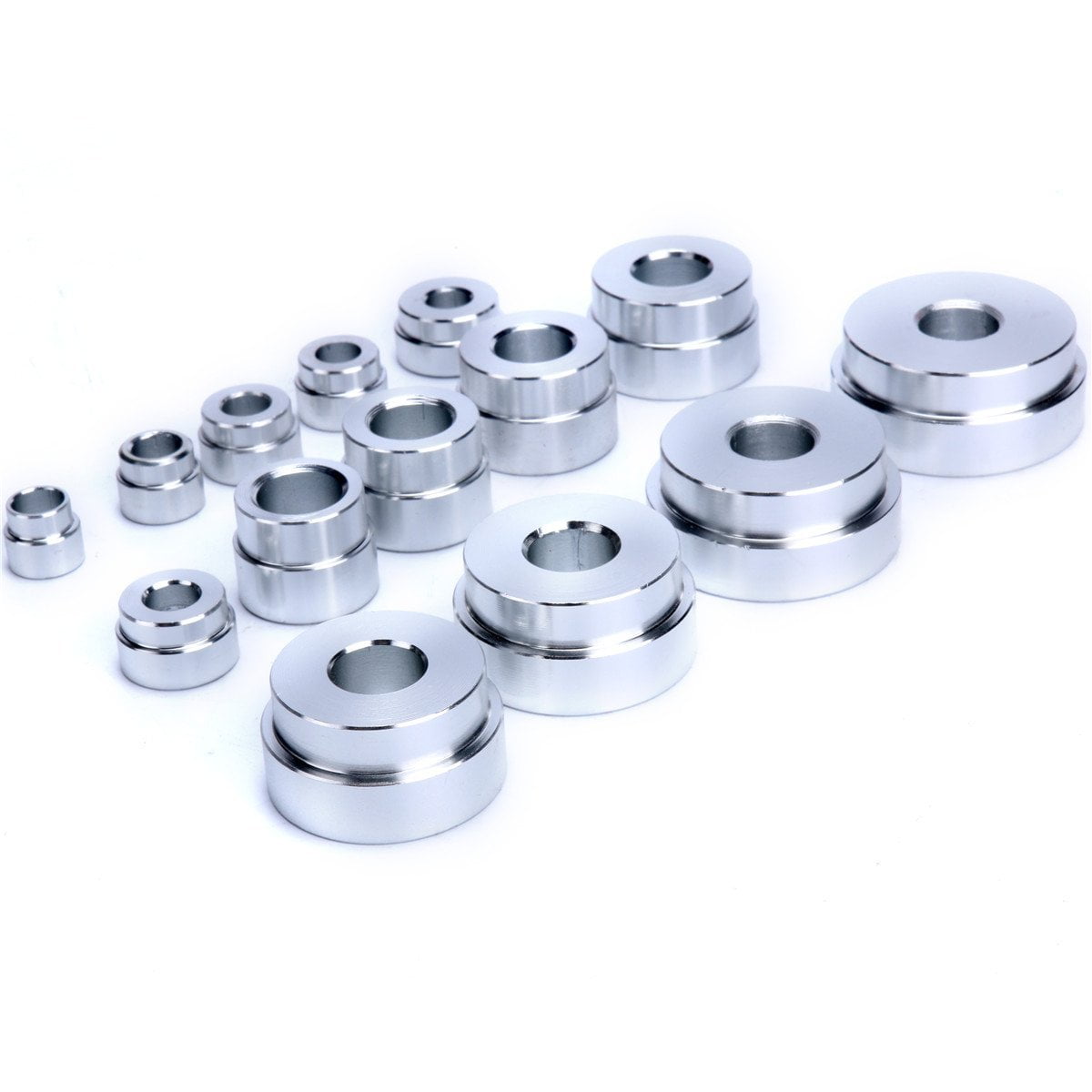 17pc Bushing and Bearing Race Seal Bush Driver Kit Metric Sizes Aluminium