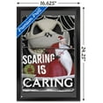 thumbnail image 3 of Disney Tim Burton's The Nightmare Before Christmas - Distorted Caring Wall Poster, 14.725" x 22.375" Framed, 3 of 6