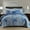 Blue, variant on HoneiLife Blue Cotton Quilt Set, King - Reversible (3-Piece)