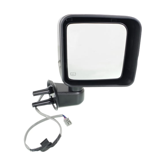 For Jeep Wrangler JK 2018 Door Mirror Passenger Side | Power | Heated | Manual Folding | Paint to Match | Replacement For CH1321393