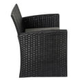 thumbnail image 6 of Wynston 4-Piece Outdoor Patio Conversation Set with Cushions Black/Gray, 6 of 12