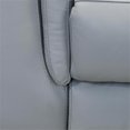 thumbnail image 6 of Armen Living Steffanie Leather Power Recliner Sofa with USB in Dove Gray, 6 of 9