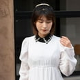 thumbnail image 5 of Camicover 2 pieces Fake Collar Detachable Dickey Collar Half Shirt Blouse Collar for Women, 5 of 7