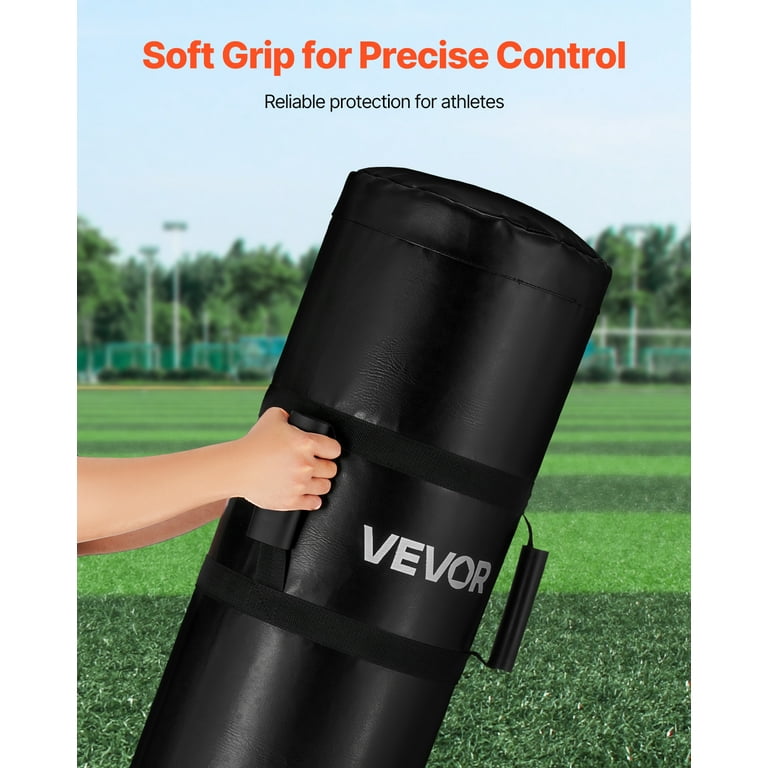 Kick The Dummy Inflatable Football Blocking Pad With Handles - 16x24 Lightweight Tackle Dummy For Multi-Sport Training Inflatable Tackle Dummy With Handles For Multi-sport Drills