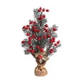 thumbnail image 2 of Fiudx Mini Adornos para Árbol de Navidad, Diseño de Frutos Rojos y Plantas Verdes, Decoración Festiva para El Hogar, Ambiente Festivo Único, Ideal para Mesas o Chimeneas, 1 Pieza, Tamaño 35 X 20 X 8, 2 of 6