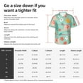 thumbnail image 5 of Disketp Hawaiian Shirts For Men,Elephant And Flowers Print Mens Casual Short Sleeve Button Down Shirts Beach Shirt, 5 of 7