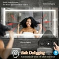 thumbnail image 2 of 60" x 32" LED Bathroom Mirror with Anti-Fog and Touch Sensor – Modern Frameless Lighted Wall Mirror for Bathroom Vanity,, 2 of 8
