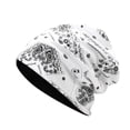 thumbnail image 1 of Gorro A La Moda Para Mujer Y Hombre, Gorro Cálido De Algodón Con Estampado De Flores De Anacardo, Sombrero De Cúpula De Cobertura Para Las Cuatro Estaciones matsuzay AP007035-01, 1 of 4