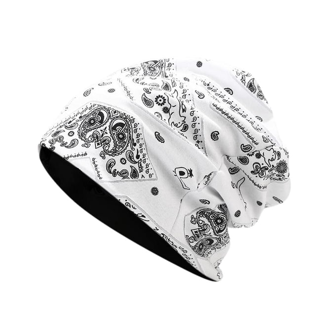 Gorro A La Moda Para Mujer Y Hombre, Gorro Cálido De Algodón Con Estampado De Flores De Anacardo, Sombrero De Cúpula De Cobertura Para Las Cuatro Estaciones matsuzay AP007035-01