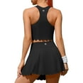 thumbnail image 2 of Charmo Womens 2 Piece Tennis Skirts Sets Athletic Dress with Bulit-in Shorts and Pockets, 2 of 8