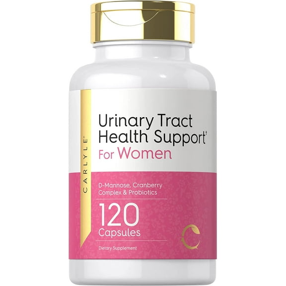 Urinary Tract Health | 120 Capsules | With D-Mannose, Cranberry Complex & Probiotics | by Carlyle