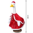 thumbnail image 4 of Christmas Porch Goose Outfits, Warm Holiday Style Clothes for 23 Inch Goose Statue, Beautiful Decor for Yard, Patio and Christmas Scene Layout, 4 of 8