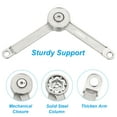 thumbnail image 4 of Bisagra de soporte para tapa, bisagras de tapa plegable de metal ajustables para caja de juguetes de madera, puerta de gabinete, baúl de almacenamiento, bancos, 4 of 6