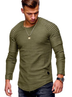 Men Long Sleeve Fashion Slim Casual Street Style T Shirt Top