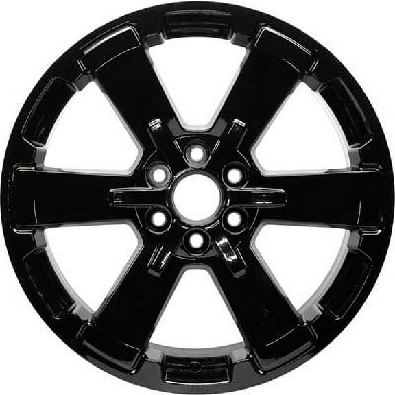 KAI 22 X 9 Reconditioned OEM Aluminum Alloy Wheel, All Painted Gloss Black, Fits 2014-2020 Chevrolet Silverado 1500