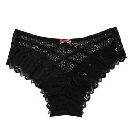 Midwennn Panties for Women Crochet Lace Lace Up Panty Sexy Hollow Out Underwear Womens Lingerie Sexy