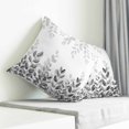 thumbnail image 3 of Spring Gray Eucalyptus Pillow Covers 16x16 Inch Decorative Throw Pillow Cover, Summer Botanical Leaf Country Sofa Pillowcases Accent Cushion Case Home Decor Bedroom Living Room, 3 of 6