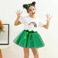 thumbnail image 2 of Girls' Dresses Child Kids Dance Party Mesh Tutu Skirt Ballet Skirts with Hairclip Set Princess Dress Size 9 Y-11 Y, 2 of 5
