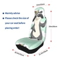 thumbnail image 4 of Pofeuu Cute Raccoon Print Automotive Car Seat Covers Flat Cloth Full Set Seat Covers,Car Seat Covers front seats for Cars Trucks and SUVs(Two packs), 4 of 7
