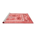 thumbnail image 2 of Ahgly Company Machine Washable Indoor Rectangle Abstract Red Modern Area Rugs, 5' x 7', 2 of 4