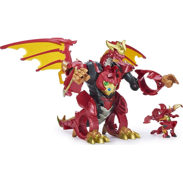 Bakugan, Dragonoid Infinity Transforming Figure with Exclusive Fused Ultra and 10 Baku-Gear Accessories