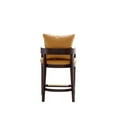 thumbnail image 5 of Manhattan Comfort Ritz 26.5" Faux Leather Counter Stool in Camel/Walnut, 5 of 5