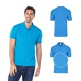 thumbnail image 3 of Playera Tipo Polo para Caballero, Color Turquesa, Talla Mediana, 50% Algodón y 50% Poliéster. Yazbek C0550, 3 of 3