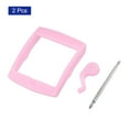 thumbnail image 3 of Uxcell Watch Strap Clasp Replacement Plastic Buckle for 20mm Width Watch Bands Pink 2 Pack, 3 of 5