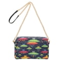thumbnail image 2 of FORMRS Women Crossbody Purse with Chain Strap Vegan Leather Shoulder Handbag, Colorful Space Cat, 2 of 7