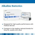 thumbnail image 5 of McKesson 9V Alkaline Batteries, Disposable, 10 Count, 25 Packs, 250 Total, 5 of 5