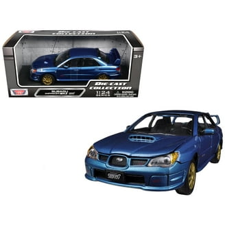 Subaru Impreza WRX STi Black 1/24 Diecast Model Car by Motormax