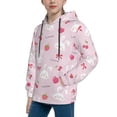 thumbnail image 2 of Balery Love Rabbit Pattern Boys Hoodie, Youth Pullover Hooded Sweatshirt, Kangaroo Pocket Hoodie for Kids Girls -X-Large, 2 of 6