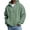 Mint Green-#001, variant on Dweltoz Mens Waffle Knit Hoodies Full Zip Up Hooded Sweatshirts Long Sleeve Drawstring Jacket with Pockets Loose Fit Lightweight Casual Coat,Beige 3XL
