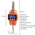thumbnail image 5 of Stainless Steel Crane Scale Digital Weight 300KG Heavy Duty Hanging Hook Scales Digital ,Multiple Functions, 5 of 6