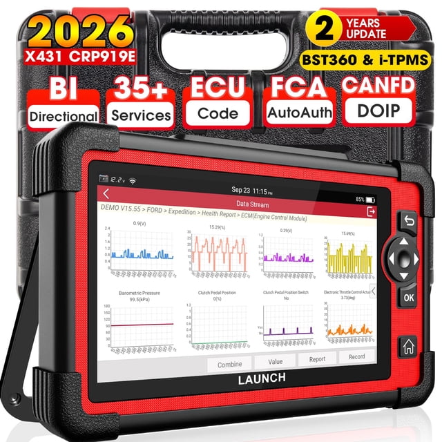 Escáner OBD2 LAUNCH X431 CRP919E Elite 2026 con más de 35 servicios