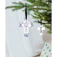 thumbnail image 5 of WIRESTER Set of 2 Aluminum Cross Hanging Ornaments for Christmas Tree Holidays Party Home Office Xmas Tree Decoration Gift - Purple Romans 12:12 & Faith, 5 of 6