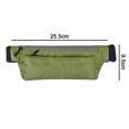 thumbnail image 2 of Riñonera para correr simple, ultrafina, con cremallera de doble capa, impermeable, para hombres y mujeres, deportes al aire libre, ocio, fitness, riñonera impermeable, bolsa de viaje, cómoda,, 2 of 5