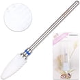thumbnail image 5 of PANA Professional- White Ceramic Bit 3/32" Shank Size - Large Cone Shaped - Nail Drill bit for Dremel Machine, 5 of 6