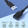 thumbnail image 3 of USB3.0 Extension Cord for Rapid Data Sync and Charging Cable for Use with Keyboards, Mouse, and Cameras, 3 of 8
