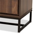 thumbnail image 6 of Bowery Hill Brown Finished Wood and Black Metal Dining Room Buffet, 6 of 9