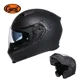 thumbnail image 3 of Casco de motocicleta con doble visera, modular, abatible, de cara completa, para adultos, hombres y mujeres, aprobado por DOT, Casco Moto Cascos Para Moto, 3 of 5