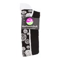 thumbnail image 2 of Crazy Volleyball Logo Crew Socks (Black/White, Medium), 2 of 2