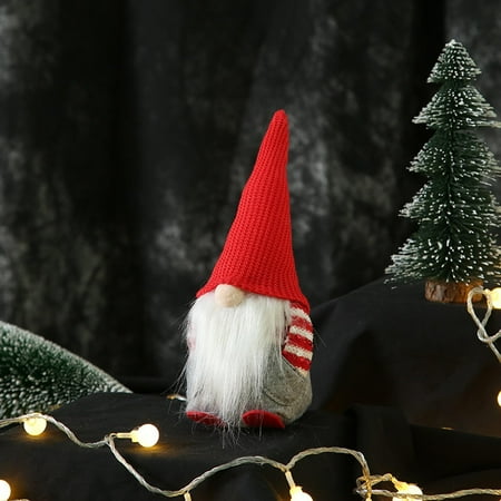 

OKBOP Christmas Ornaments Christmas Ornament Forest Skiing Old Man Pendant Creative New Faceless Doll Old Man Doll