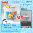 thumbnail image 2 of Organizador de juguetes de baño UNEEDE, almacenamiento de juguetes para bañera de 15 litros, 2 of 8