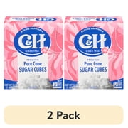 (2 pack) C&H Pure Cane Sugar Cubes, 126 ct
